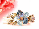 Painted Flower Hair Clip Hair Jewelry Accessory For Women