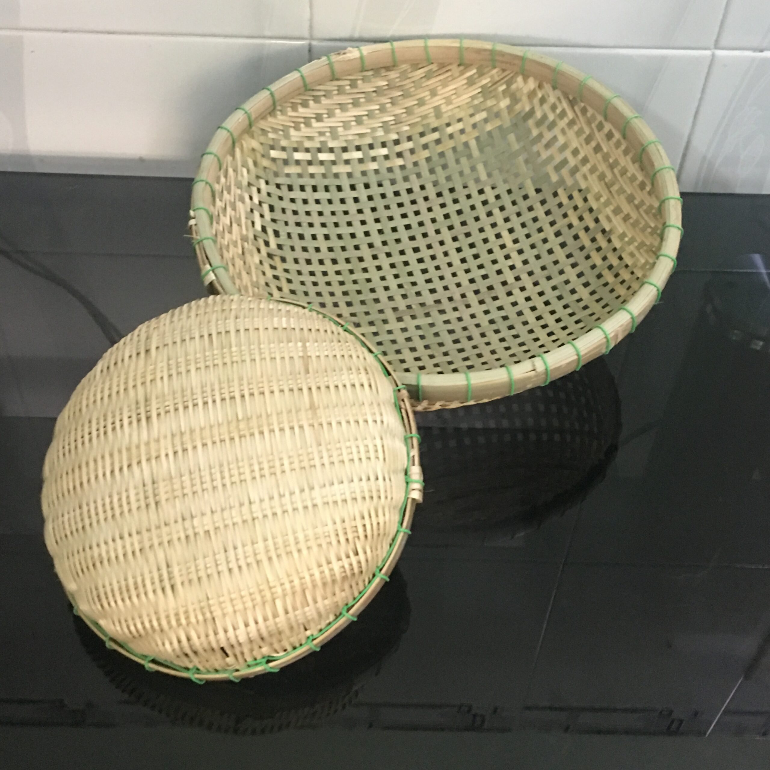 Vietnamese Handcrafted Vegetable Prep Baskets