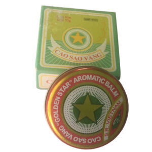 Cao Sao Vang Vietnamese Gold Star Balm Tin w/ box