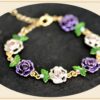 Main Painted Flower Metal Braclet Chain