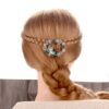 Modeled 2 Painted Butterfly Open Center Hair Barrette