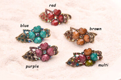 All Colors Metal Mini Hair Clip Four Petal