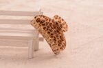 Brown Leopard Pattern Hair Claw Acrylic
