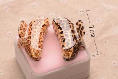 Measured Hair Claws Leopard Acrlic
