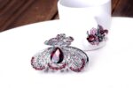 Purple Set Hair Claw and mini clip