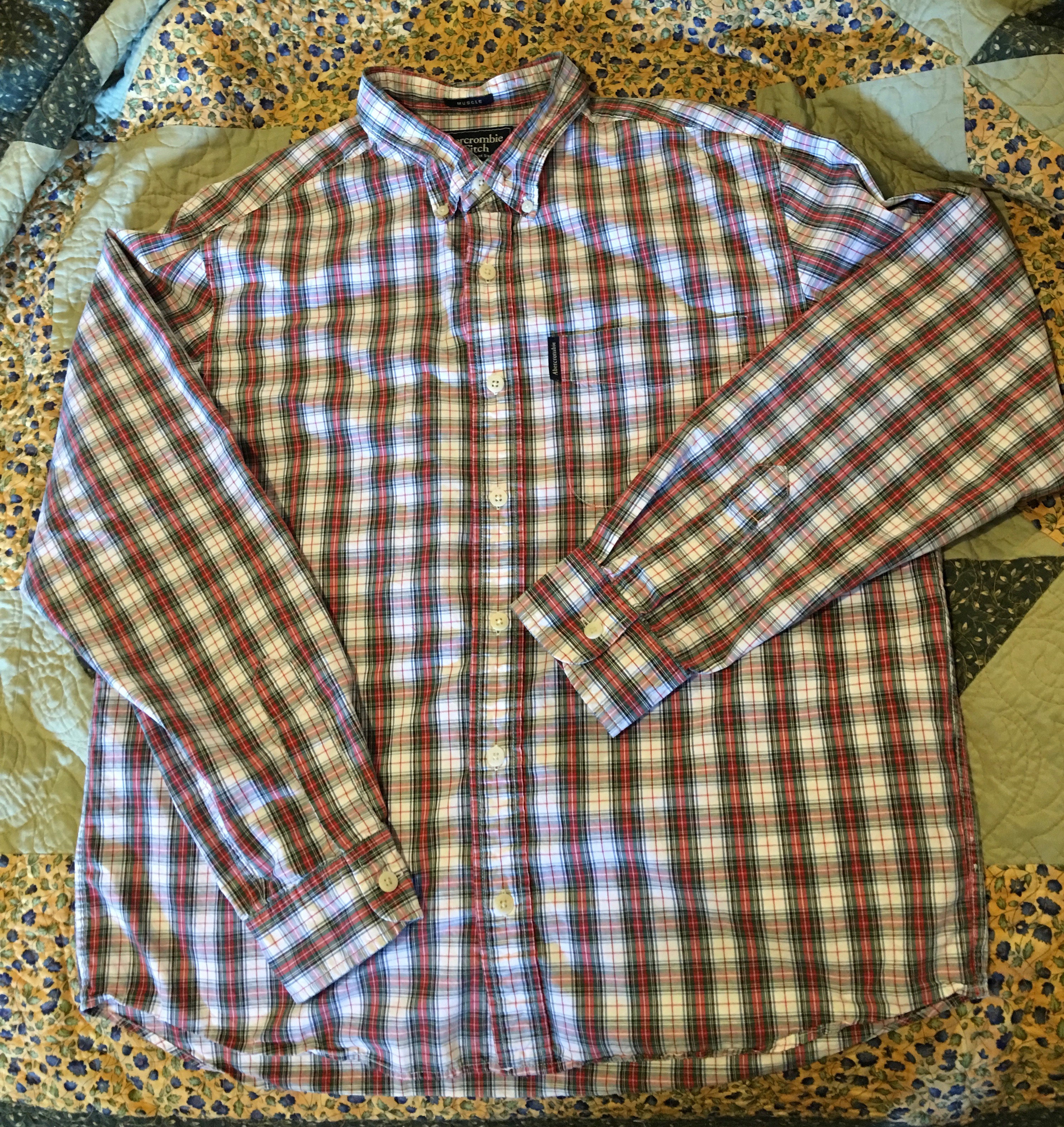 Abercrombie and Fitch Plaid Button Down
