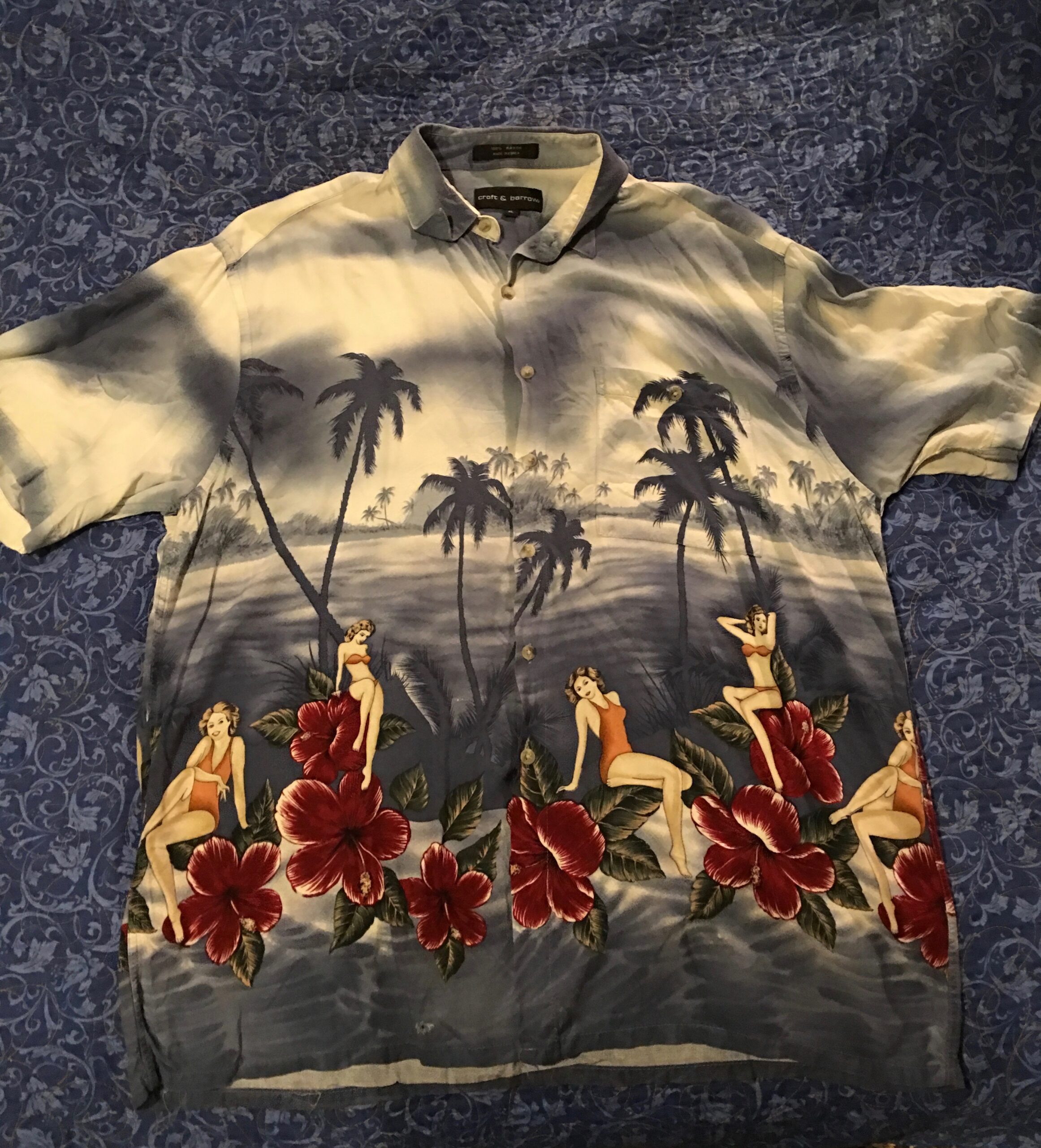 Croft and Barrow Hawaiian Shirt