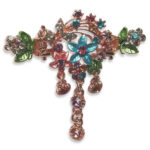 Multi Flower Bouquet hair clip
