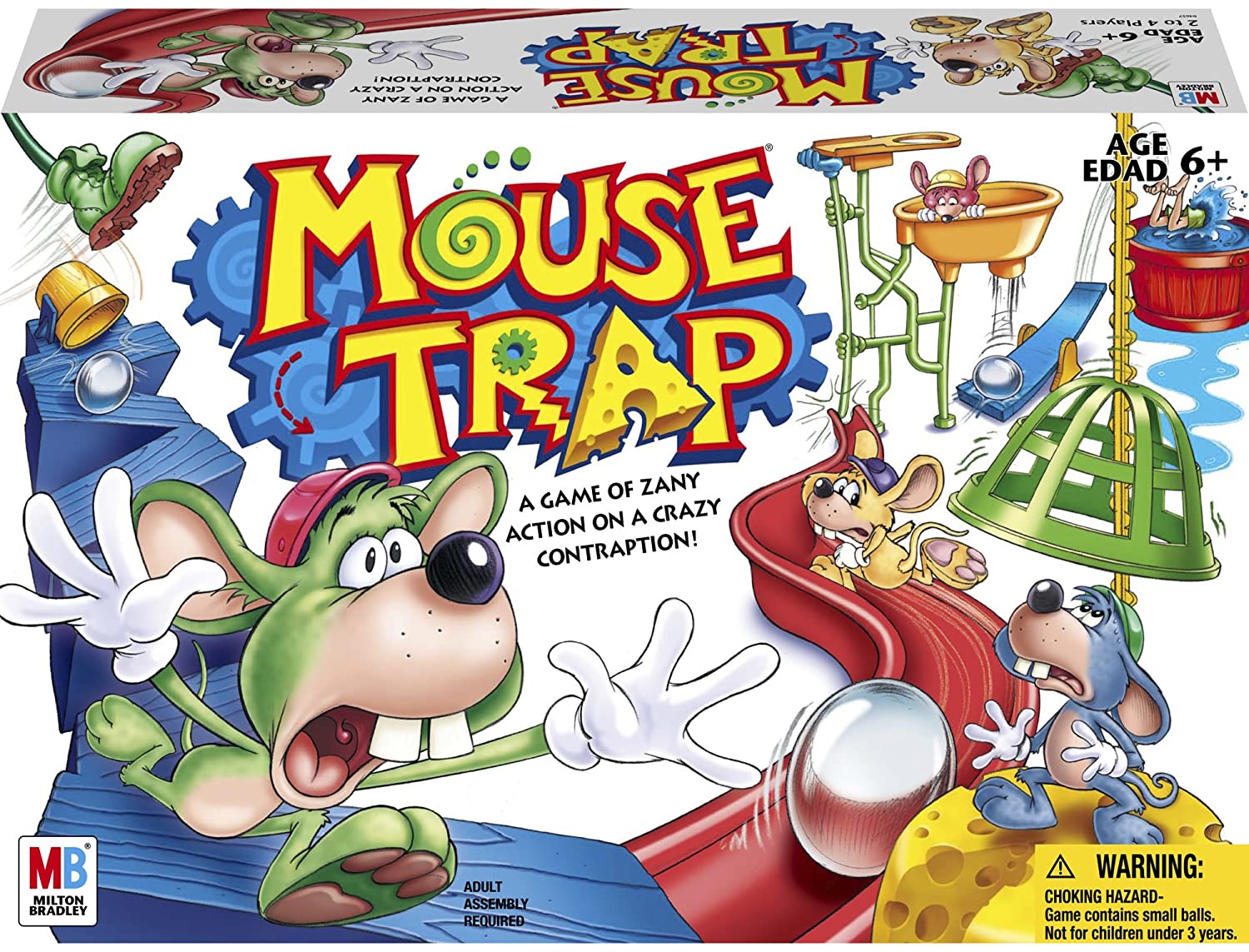 Vintage Mouse Trap Game by Milton Bradley Complete and Excellent