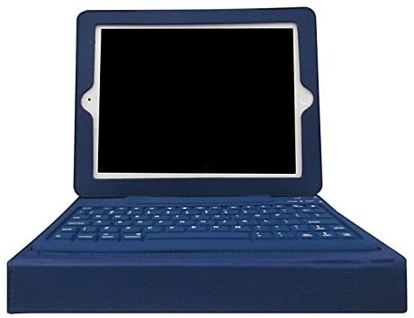 Tablet Case with Bluetooth Keyboard Blue