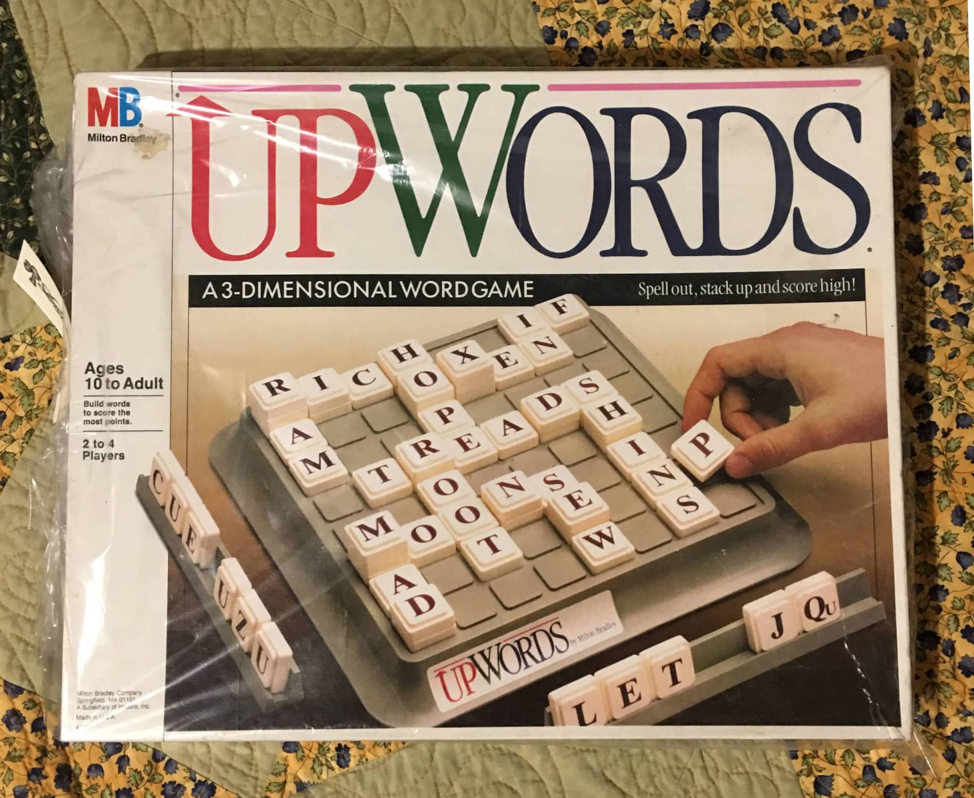 UpWords Board Game (1988 edition)
