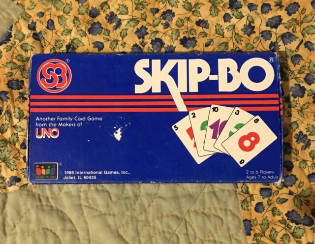 skip-bo card game box front