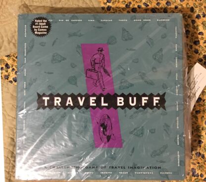 travel buff board game box front