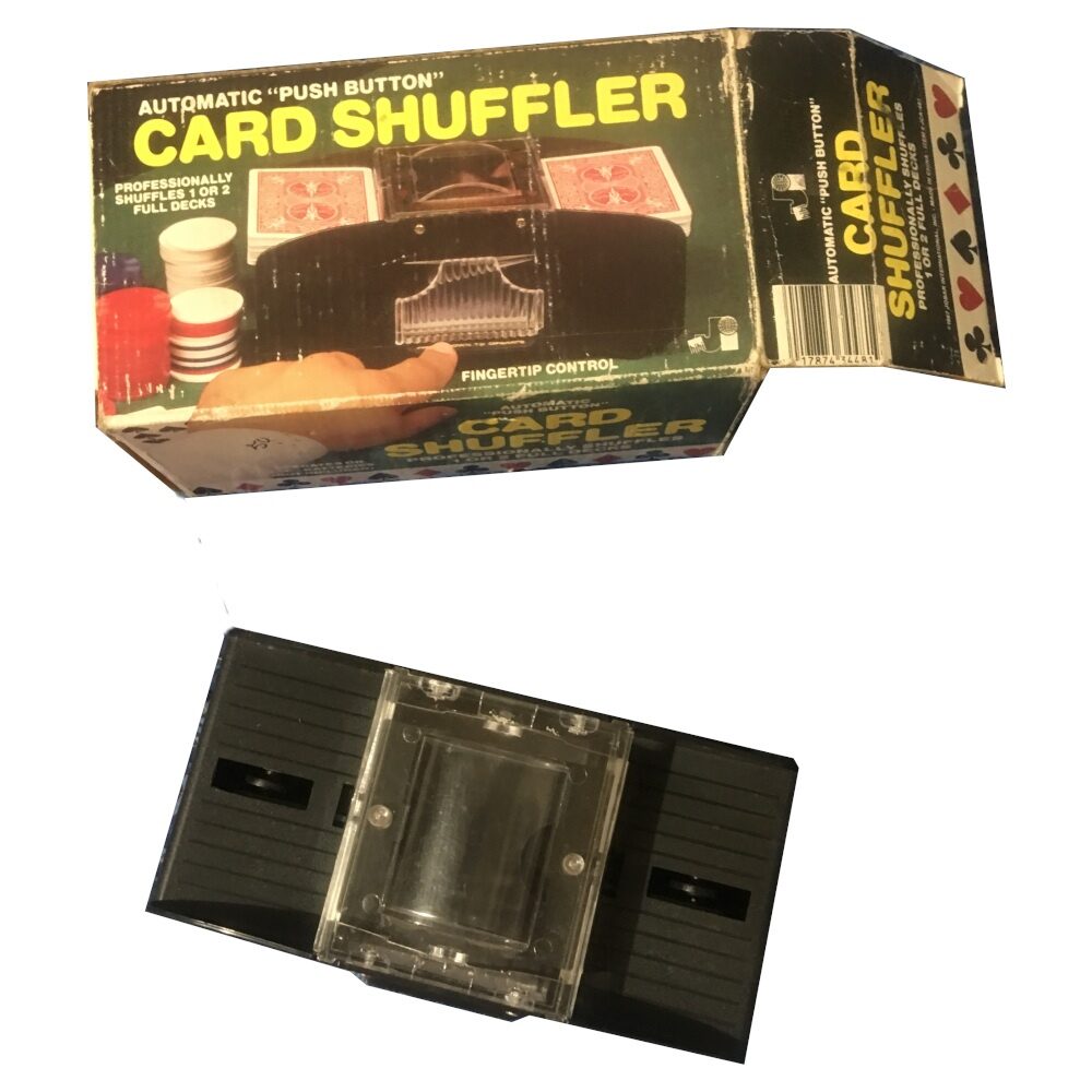 Automatic “Push Button” Card Shuffler