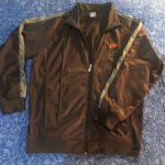 Brown Nike Zipper Sweatsuit Jacket
