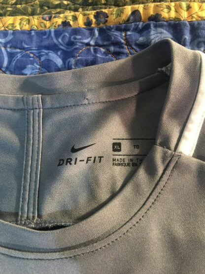 Silver Coconut » Nike Dri-fit Gray Short Sleeve