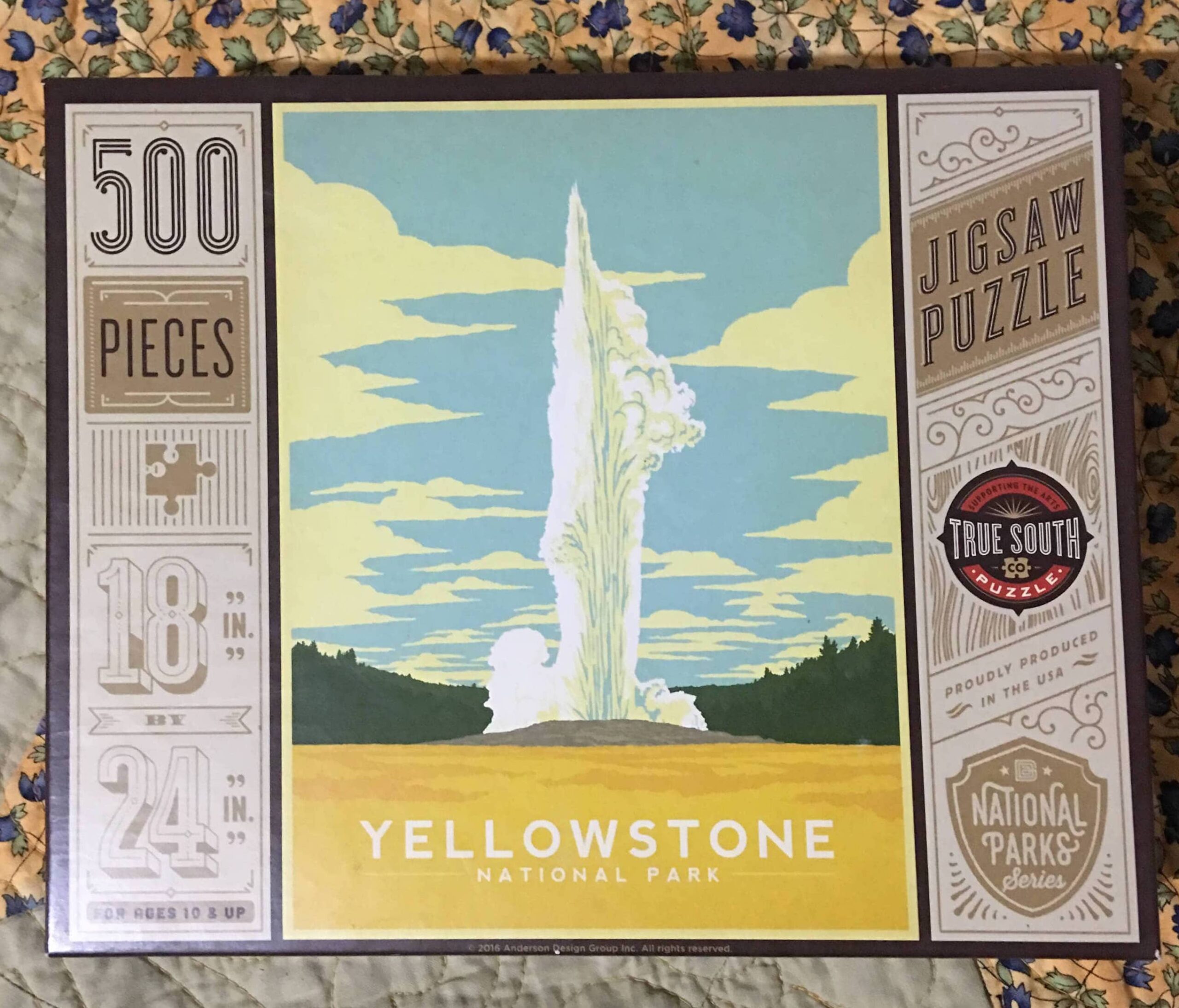 Yellowstone National Park 500 Piece Puzzle