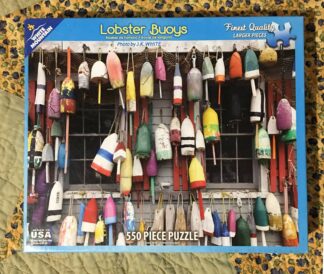lobster buoys puzzle box front