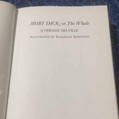 Moby Dick Title Page
