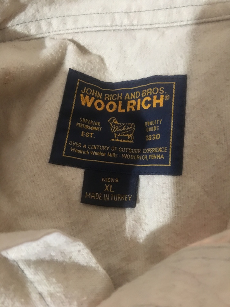 Silver Coconut » Woolrich Chamois Flannel Shirt Bear Pattern