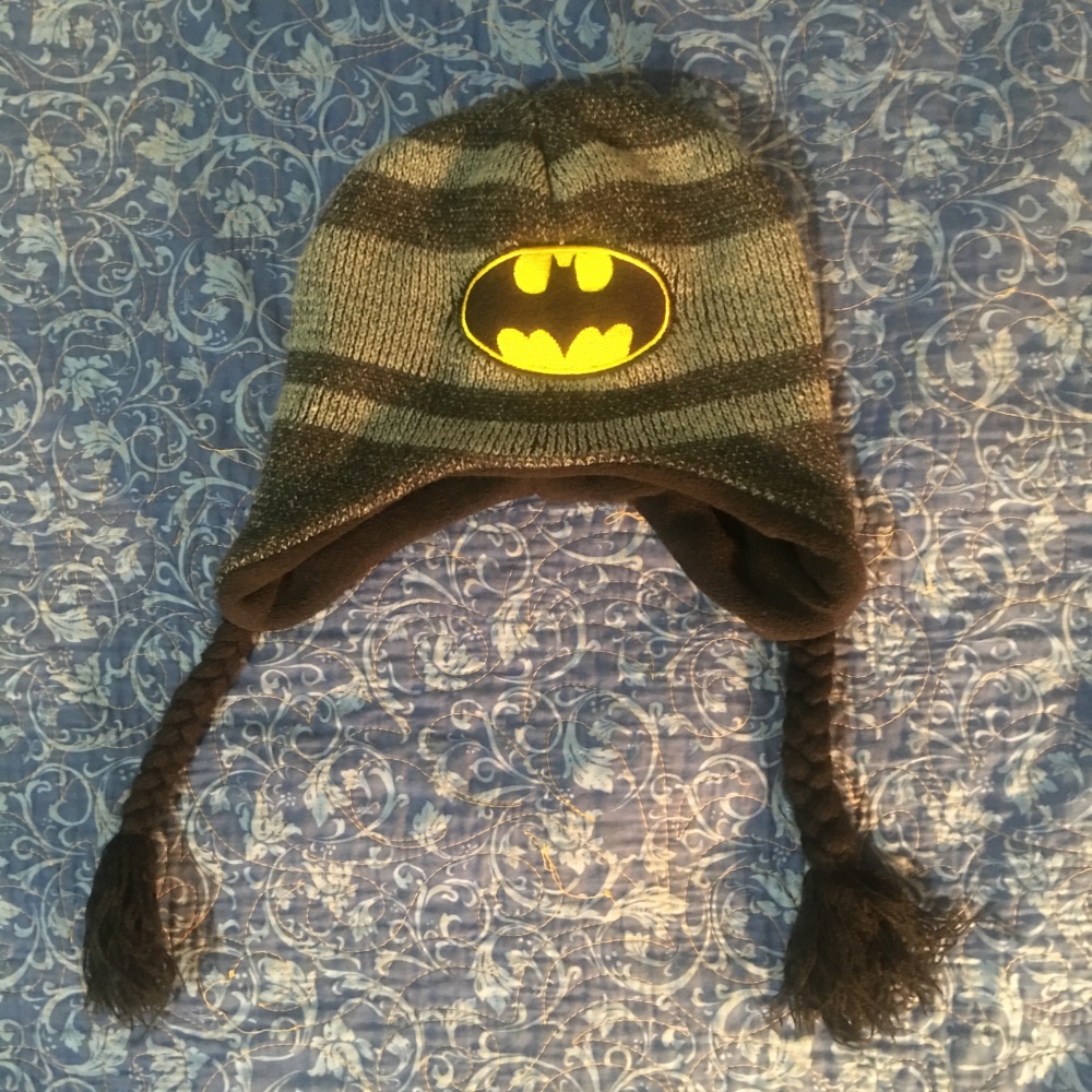 Silver Coconut » Batman Logo Winter Hat