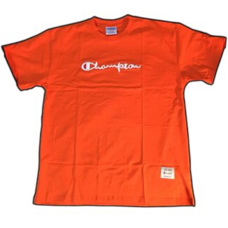 Orange Champion Embroidered T-shirt