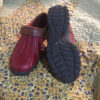 Cherry Red Leather Bass Shoes Women Size 7M - Image 4