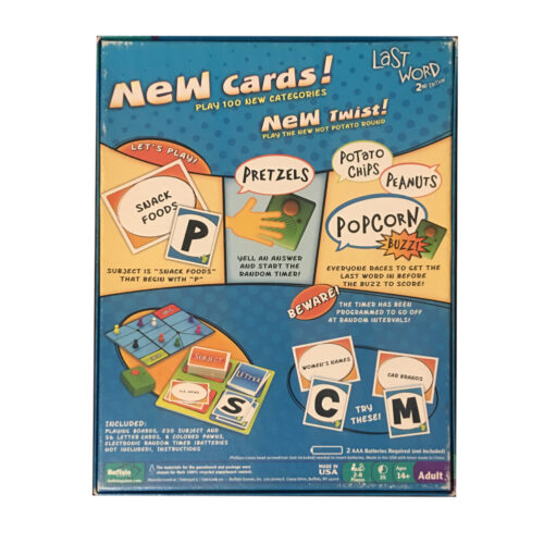 Silver Coconut » Last Word 2nd Edition Board Game