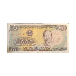 1,000 Dong Vietnamese Note Currency
