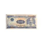 5,000 Dong Vietnamese Note Currency