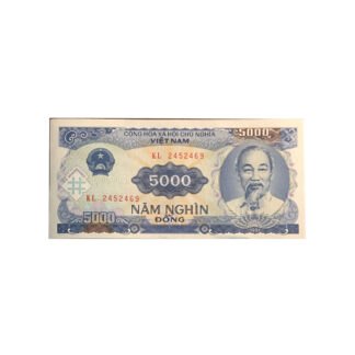 5,000 Dong Vietnamese Note Currency