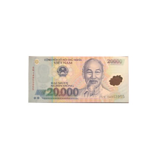 20,000 Dong Vietnamese Note Currency