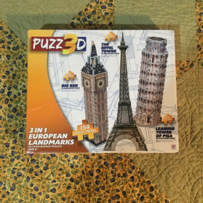 3D Puzzle 3-in-1 European Buildings