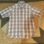 Duluth Trading Company Hemp Short Sleeve Button Down