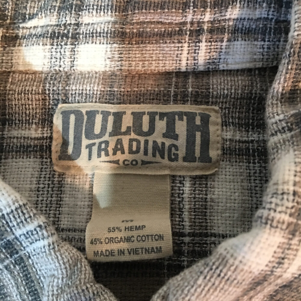 Silver Coconut » Duluth Trading Company Hemp Shirt Short Sleeve