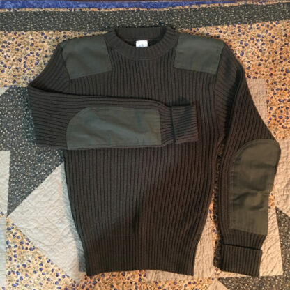 Green Military Surplus Wool Sweater