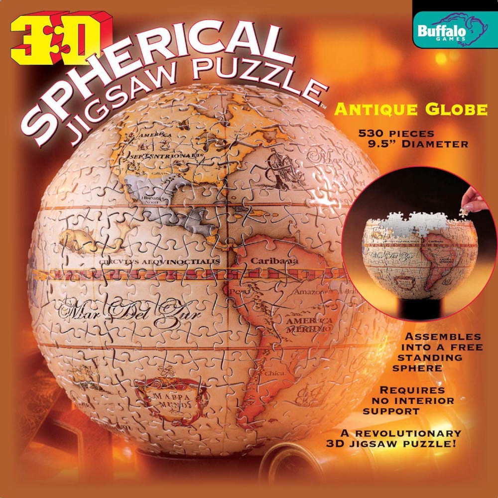 Antique Globe Spherical 3D Jigsaw Puzzle