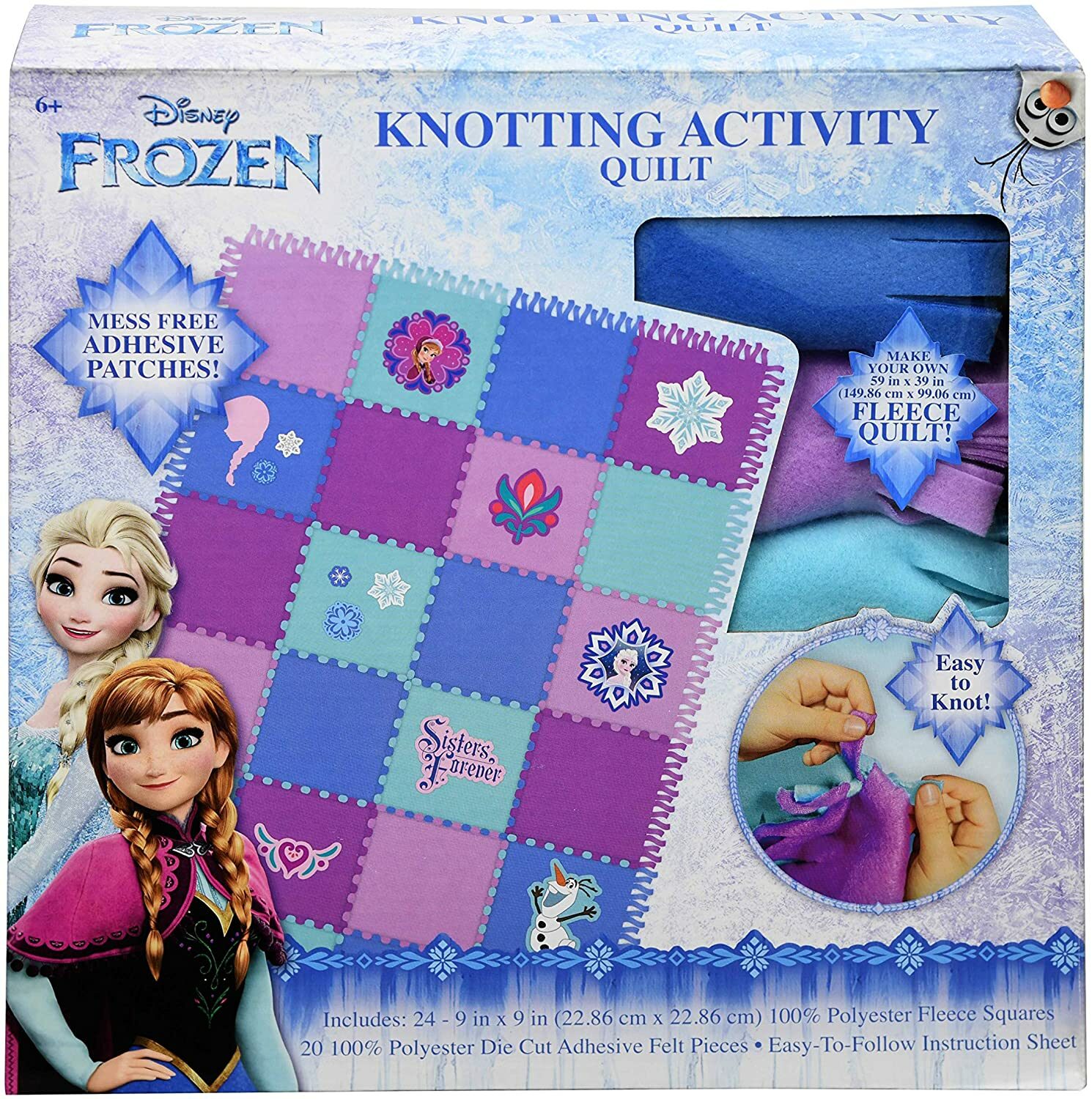 Disney Frozen Knotting Fleece Quilt Kit