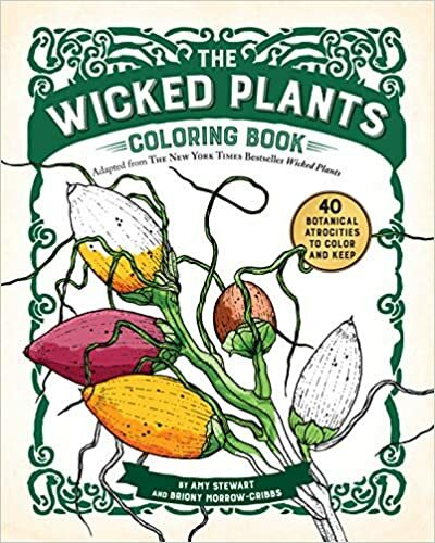 The Wicked Plants Coloring Book Cover Front