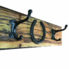 handmade coat hanger rustic left
