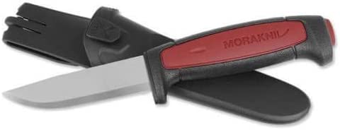 Morakniv Pro C Fixed Blade Knife with Carbon Steel Blade and Sheath