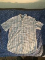 Tommy Hilfiger Plaid Short Sleeve Shirt Button Down