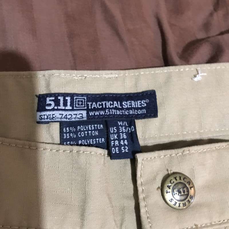 5.11+ Tan Tactical Pants 74273 Size 36x30 - 