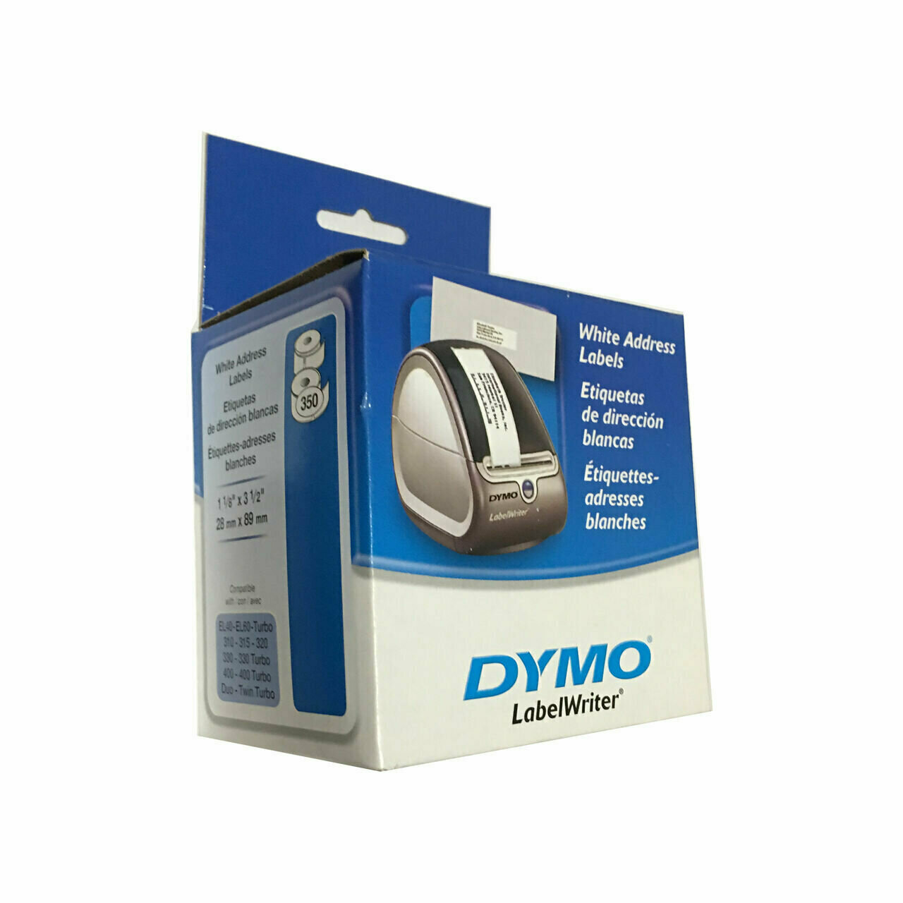 Dymo LabelWriter White Address Labels 1-1/8"x3-1/2" (30252)