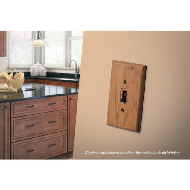 Modeled single switch oak