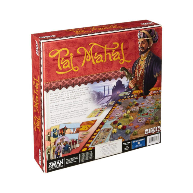 taj mahal game box back